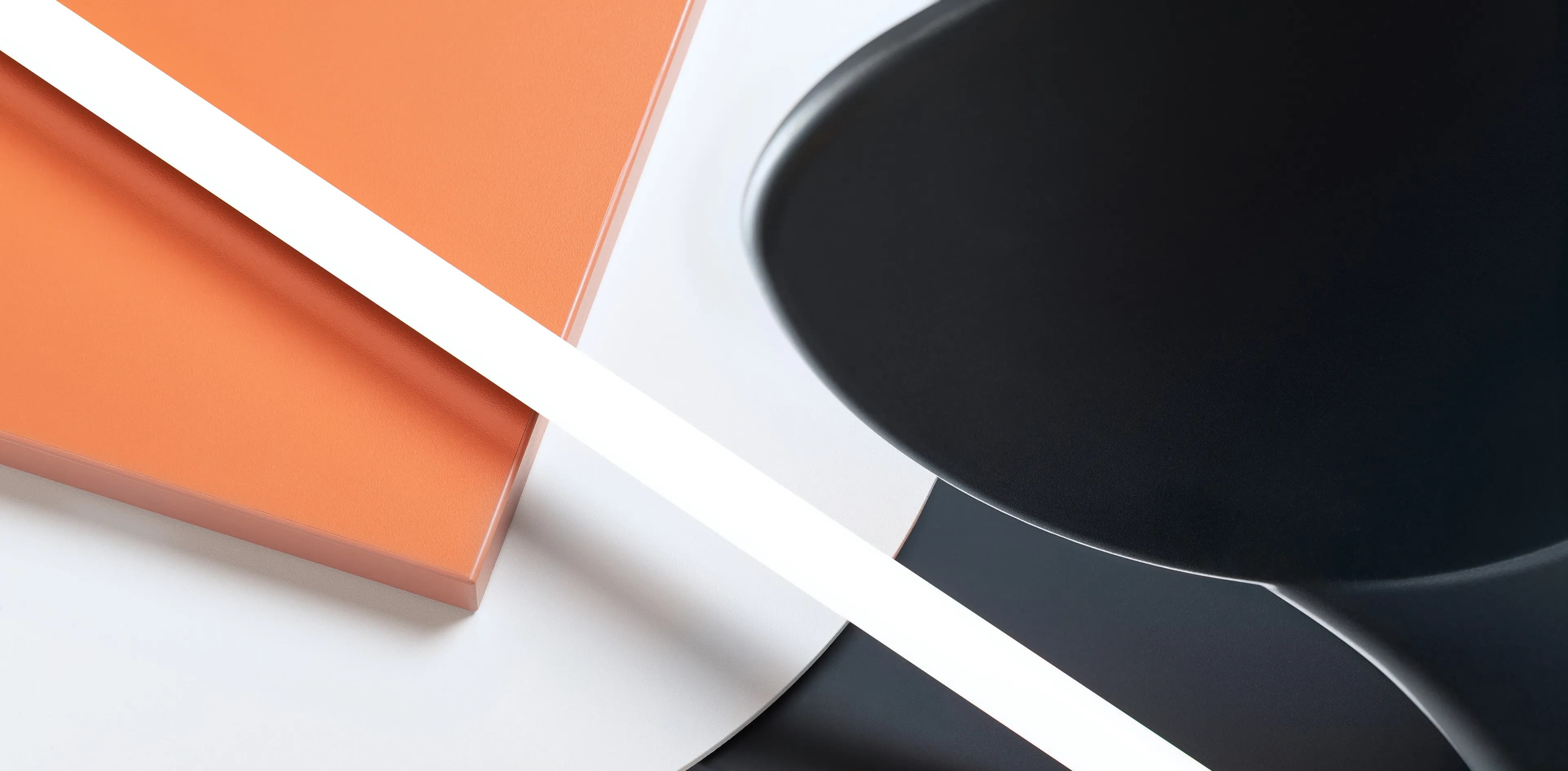 Conceptual image of materials, textiles and colours from Lundby School in Gothenburg.