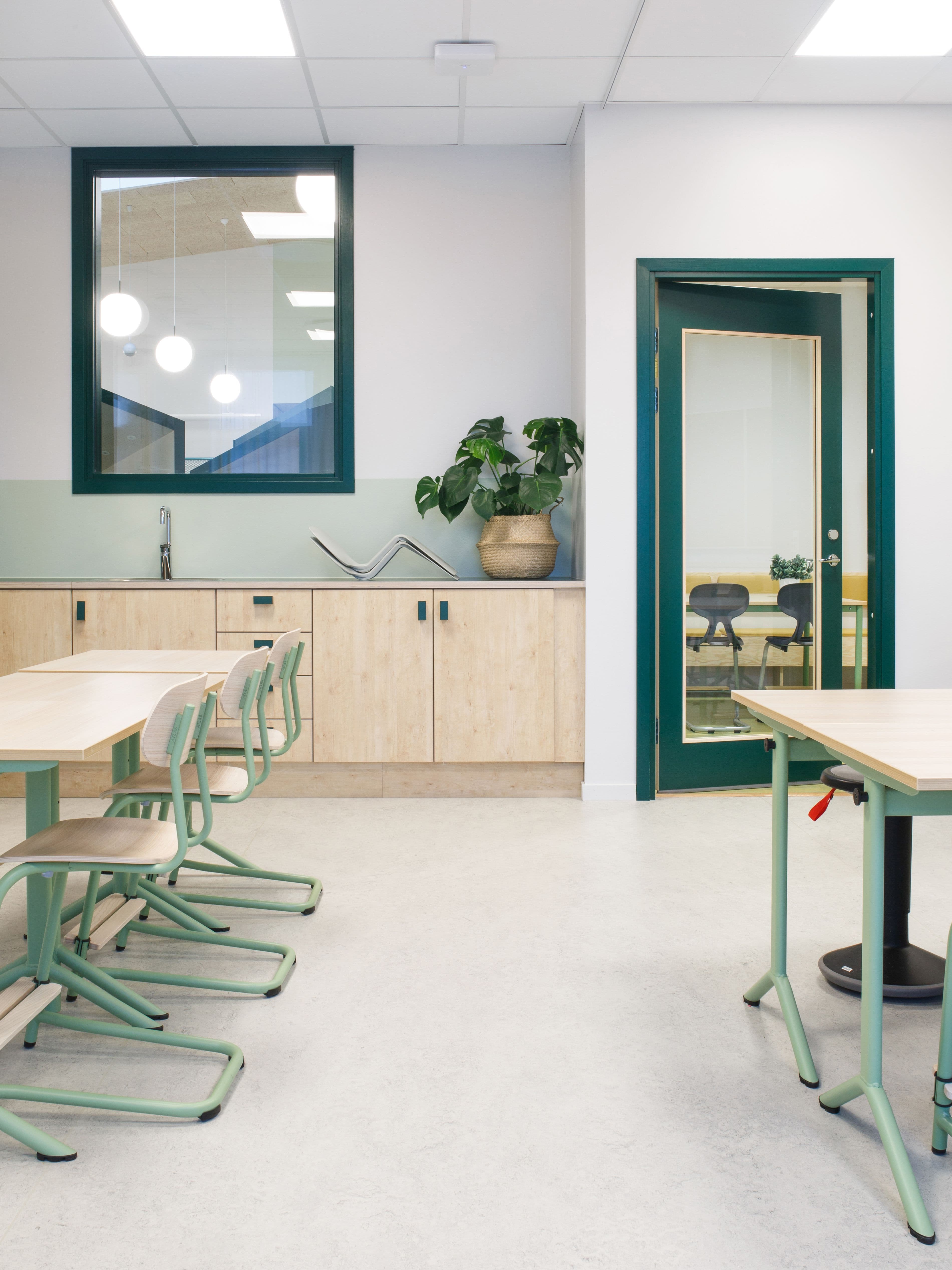 Image from a classroom at Brogårda School in Bjuv.
