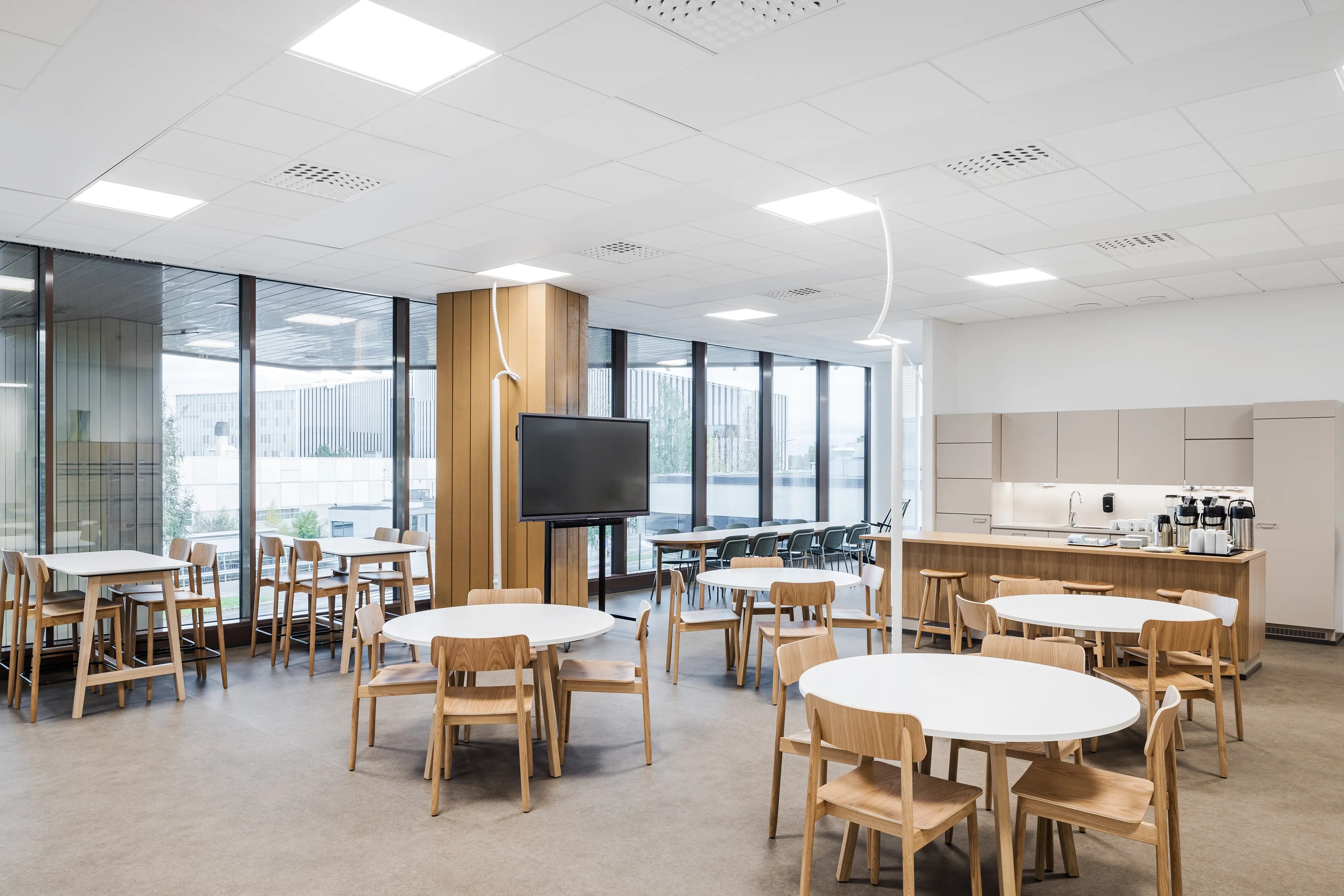 The interior of Helsinki Upper-Secondary School of Languages.