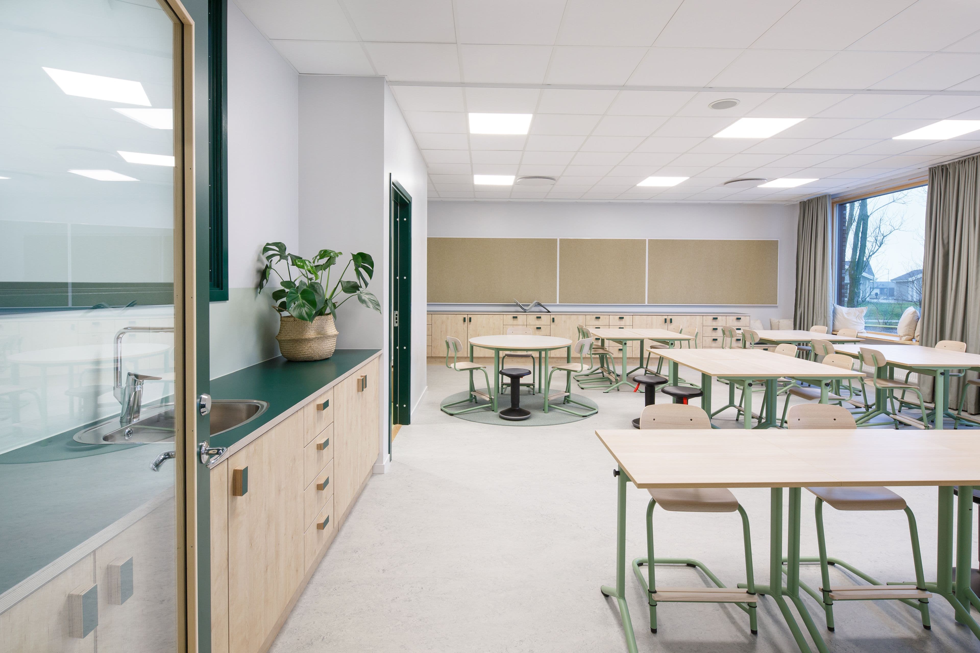 Image from a classroom at Brogårda School in Bjuv.