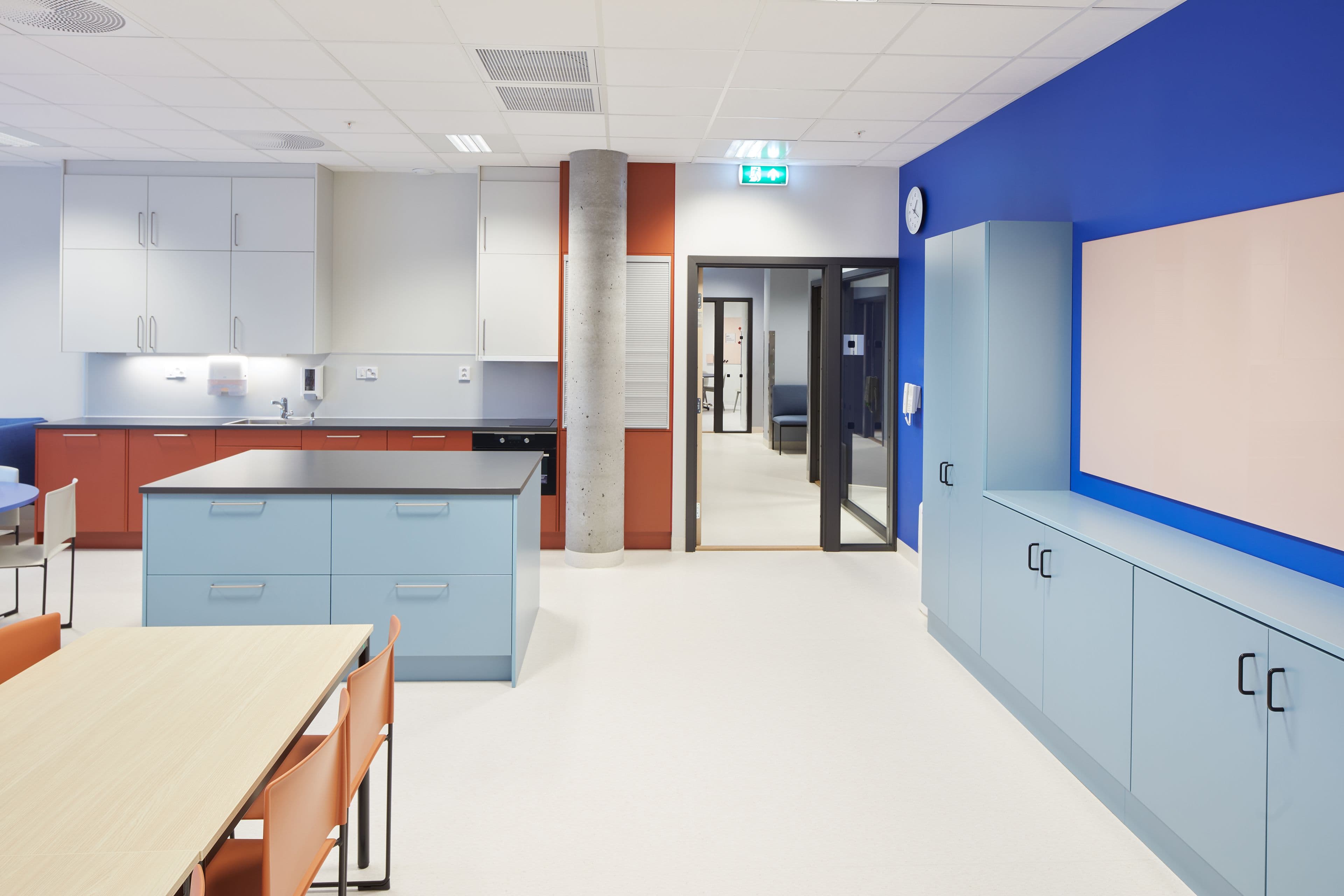 Image from a classroom at Holen School in Bergen.