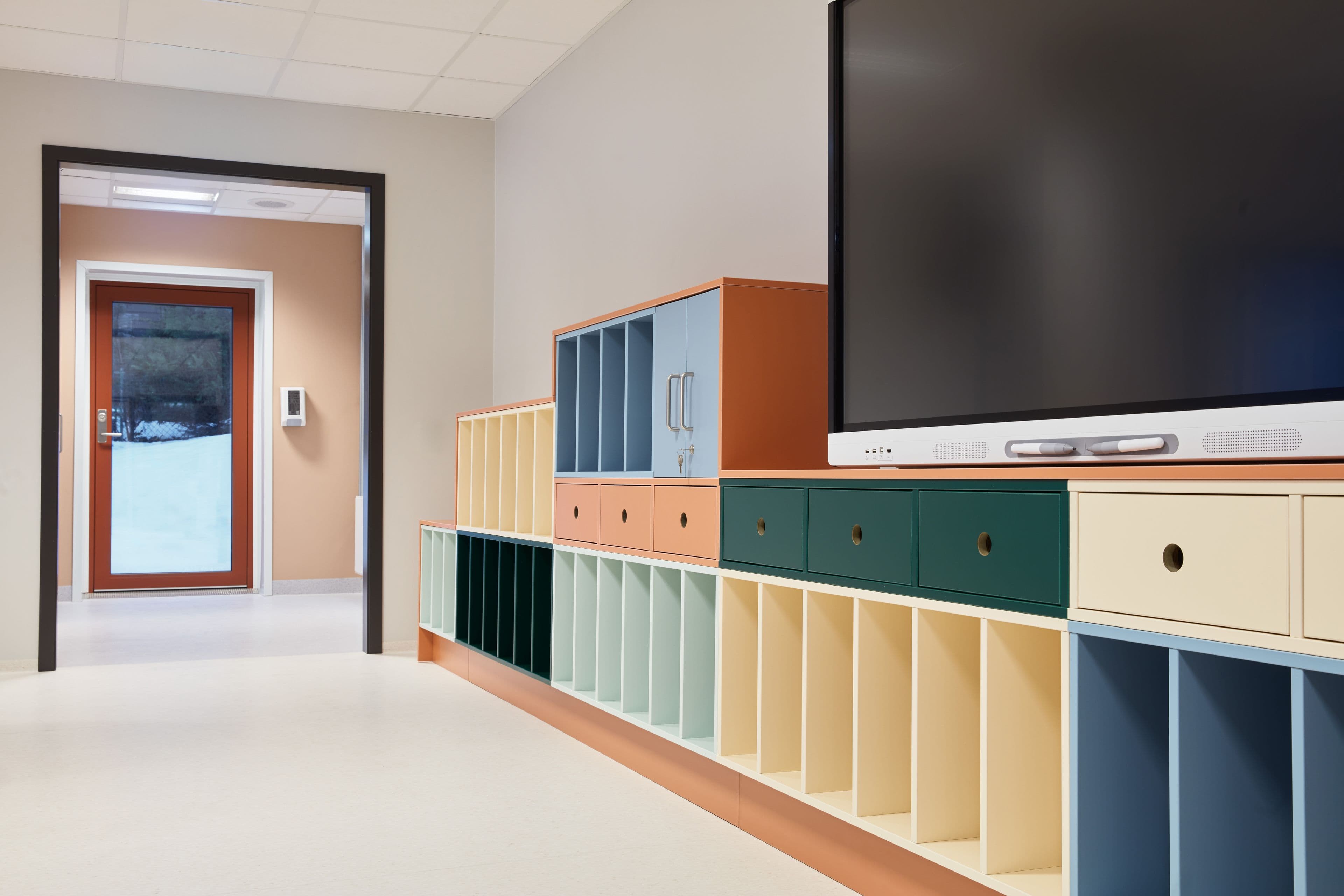 Image from a classroom at Holen School in Bergen
